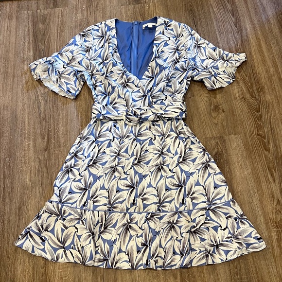 Jonathan Simkhai Zoey Floral Linen Blend Dress - Picture 2 of 12